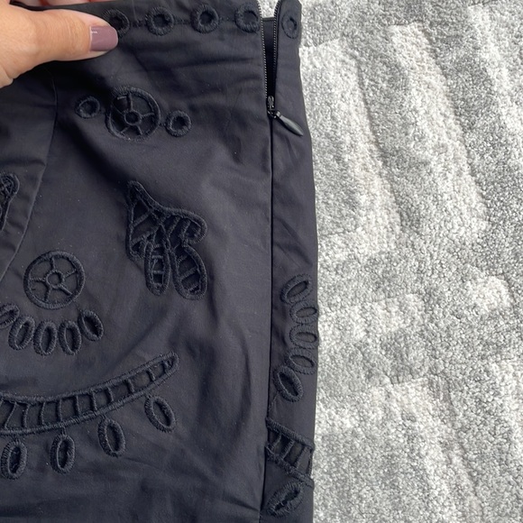 Black Eyelet Shorts - Picture 4 of 4